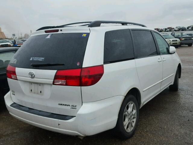 5TDBA22C44S018917 - 2004 TOYOTA SIENNA XLE WHITE photo 4