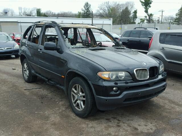 5UXFA13565LY00245 - 2005 BMW X5 3.0I BLACK photo 1