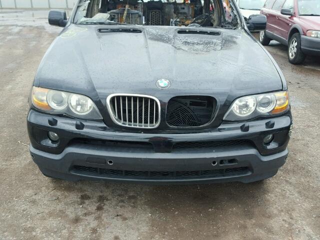 5UXFA13565LY00245 - 2005 BMW X5 3.0I BLACK photo 7