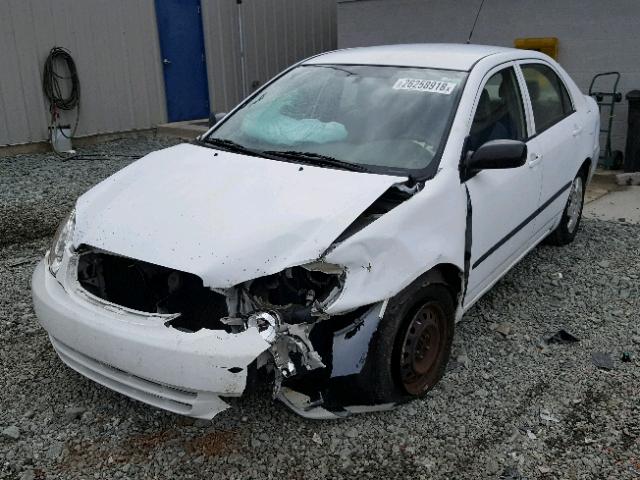 1NXBR32E83Z039808 - 2003 TOYOTA COROLLA CE WHITE photo 2