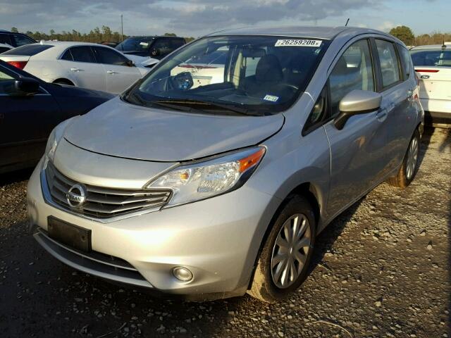 3N1CE2CP2FL387359 - 2015 NISSAN VERSA NOTE SILVER photo 2