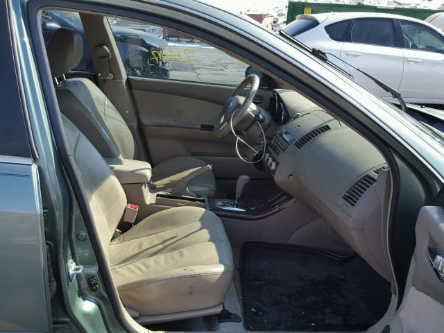 1N4BL11D55C290089 - 2005 NISSAN ALTIMA SE GREEN photo 5