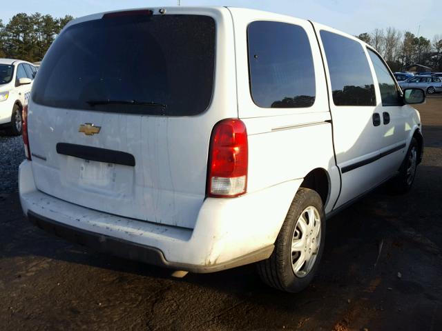 1GBDV13167D147962 - 2007 CHEVROLET UPLANDER I WHITE photo 4
