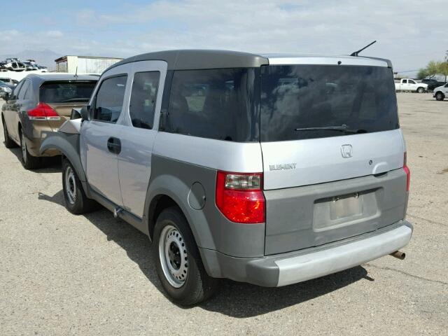 5J6YH17324L014210 - 2004 HONDA ELEMENT LX SILVER photo 3