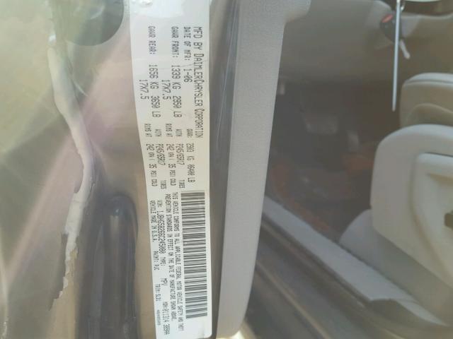 1J8HG58266C245080 - 2006 JEEP COMMANDER GOLD photo 10