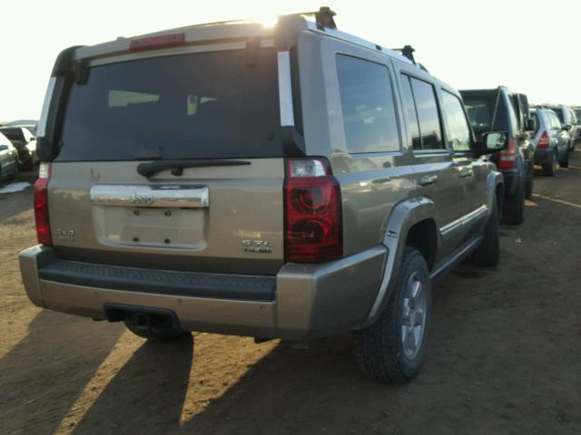 1J8HG58266C245080 - 2006 JEEP COMMANDER GOLD photo 4
