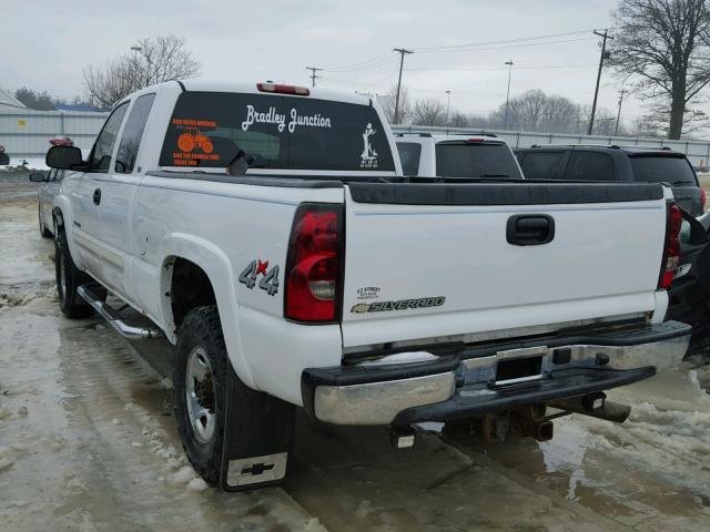 1GCHK29U06E126076 - 2006 CHEVROLET SILVERADO WHITE photo 3