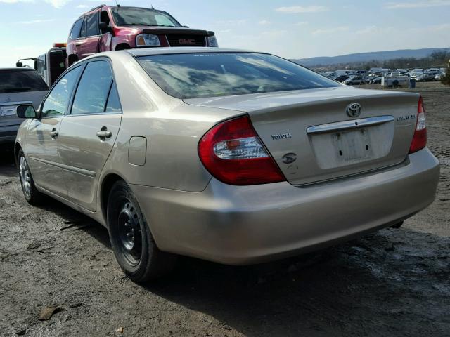 4T1BE30K43U234602 - 2003 TOYOTA CAMRY LE TAN photo 3