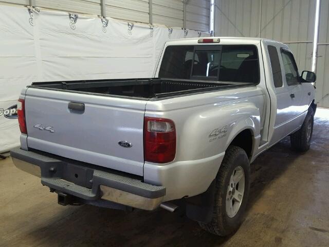 1FTZR45E82PA12108 - 2002 FORD RANGER SUP GRAY photo 4