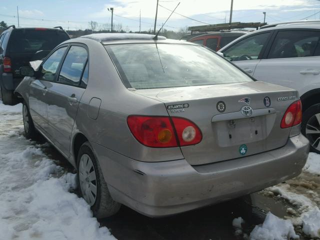 2T1BR32EX3C020114 - 2003 TOYOTA COROLLA CE GRAY photo 3