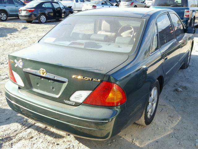 4T1BF28B5YU077827 - 2000 TOYOTA AVALON XL GREEN photo 4