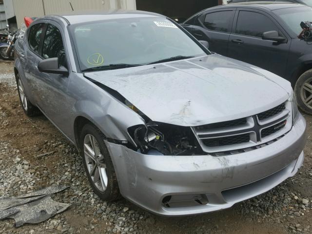 1C3CDZAB7EN177486 - 2014 DODGE AVENGER SE SILVER photo 1