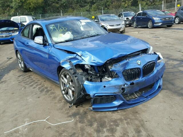 WBA1J7C50FV358418 - 2015 BMW M235I BLUE photo 1