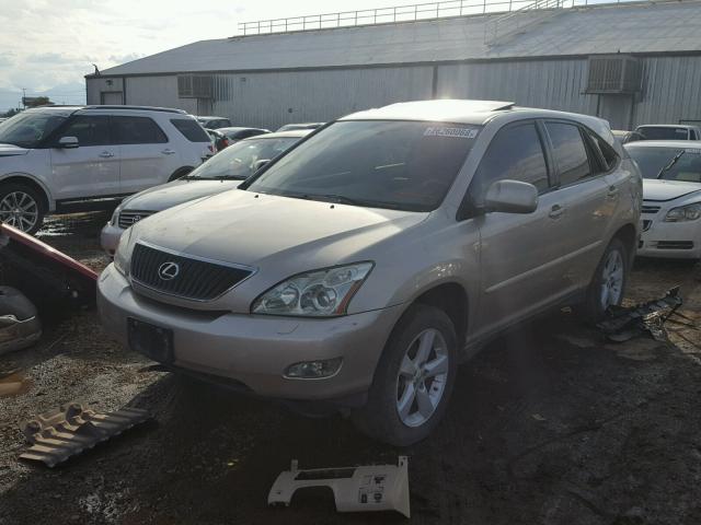 2T2GK31U37C004079 - 2007 LEXUS RX 350 GOLD photo 2