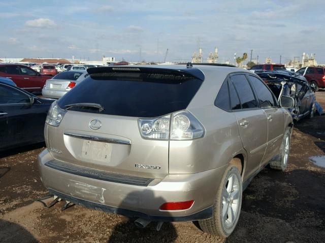 2T2GK31U37C004079 - 2007 LEXUS RX 350 GOLD photo 4