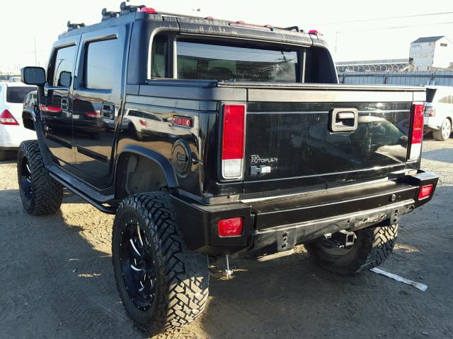 5GRGN22U27H112238 - 2007 HUMMER H2 SUT BLACK photo 3