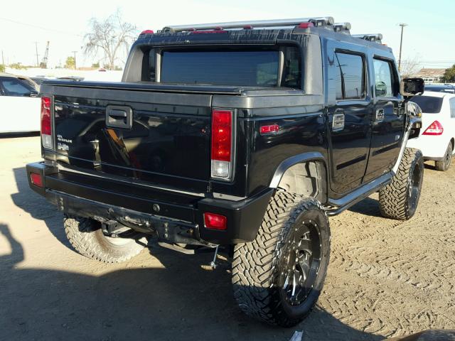 5GRGN22U27H112238 - 2007 HUMMER H2 SUT BLACK photo 4