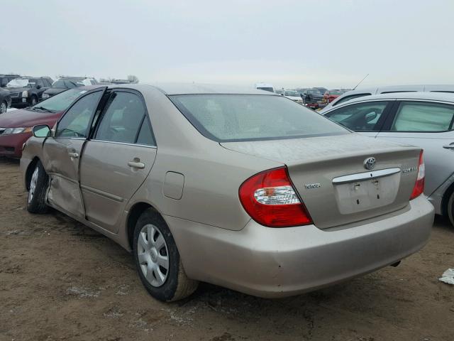 4T1BE32K43U711977 - 2003 TOYOTA CAMRY LE TAN photo 3