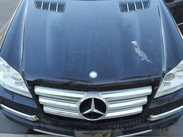 4JGBF8GE9BA721739 - 2011 MERCEDES-BENZ GL 550 4MA BLACK photo 7