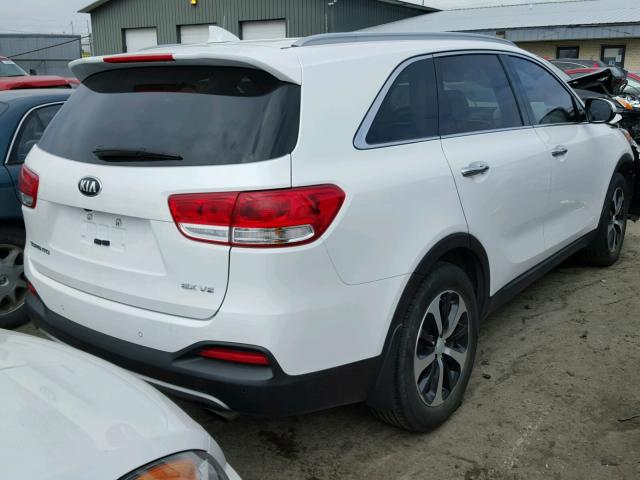 5XYPH4A54GG022578 - 2016 KIA SORENTO EX WHITE photo 4