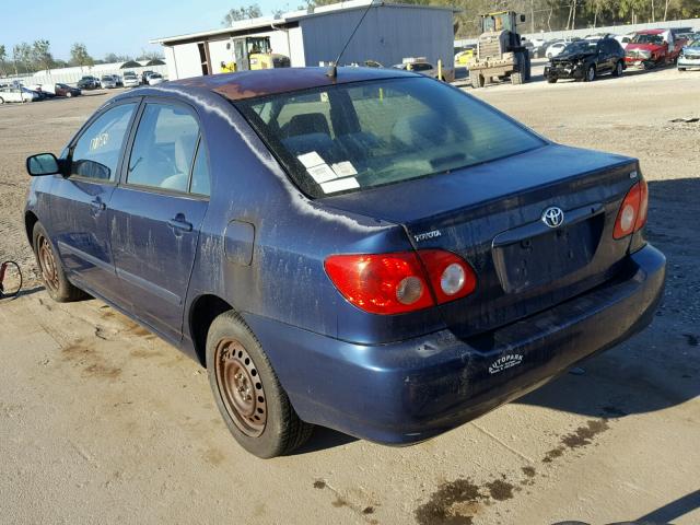 1NXBR32E75Z342825 - 2005 TOYOTA COROLLA CE BLUE photo 3