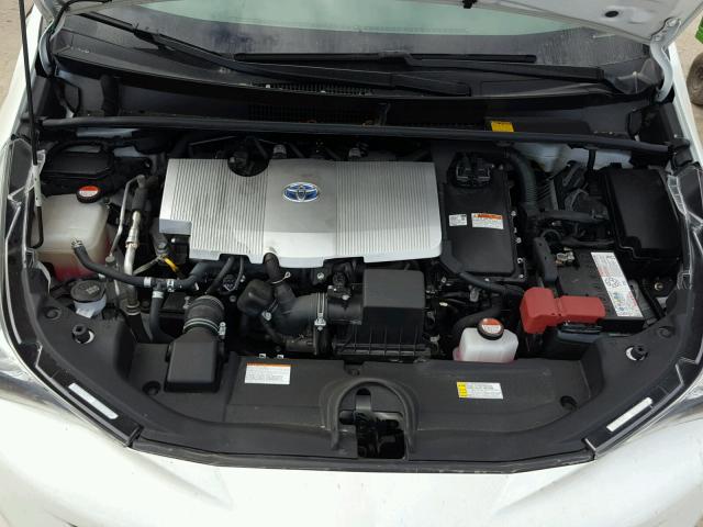 JTDKARFU4G3006655 - 2016 TOYOTA PRIUS WHITE photo 7