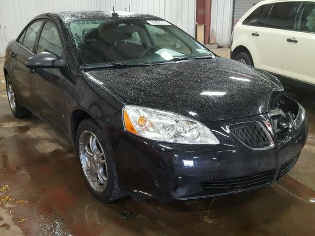 1G2ZG57B784118840 - 2008 PONTIAC G6 BASE BLACK photo 1