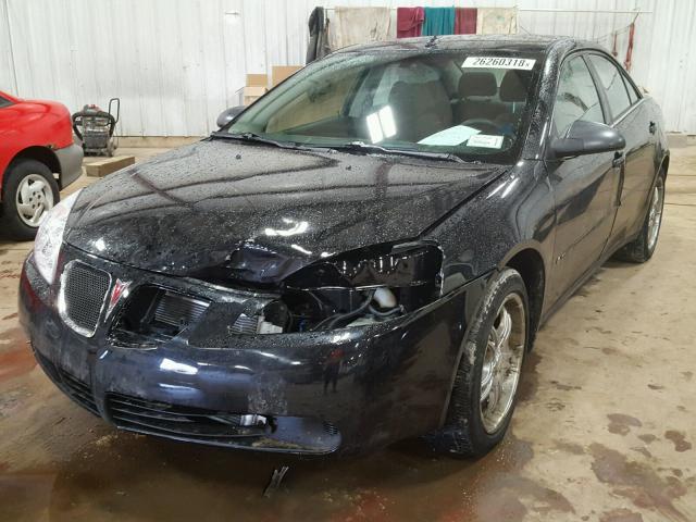 1G2ZG57B784118840 - 2008 PONTIAC G6 BASE BLACK photo 2