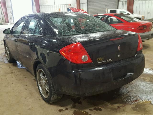 1G2ZG57B784118840 - 2008 PONTIAC G6 BASE BLACK photo 3