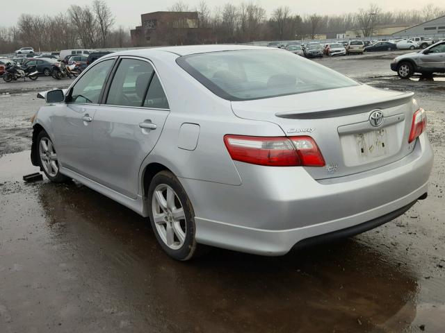 4T1BE46K27U192367 - 2007 TOYOTA CAMRY CE/L SILVER photo 3