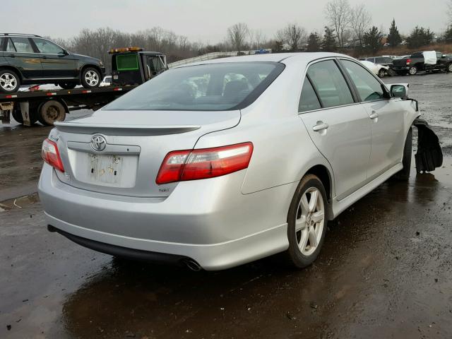 4T1BE46K27U192367 - 2007 TOYOTA CAMRY CE/L SILVER photo 4