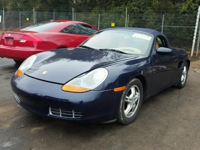 WP0CA2985XU633417 - 1999 PORSCHE BOXSTER BLUE photo 2