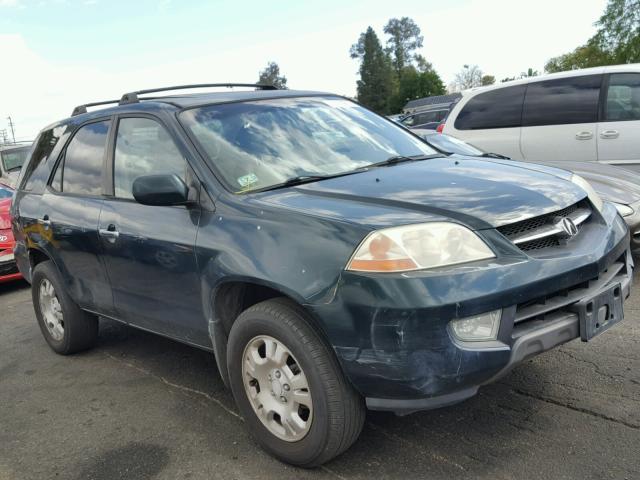 2HNYD18281H526385 - 2001 ACURA MDX GREEN photo 1