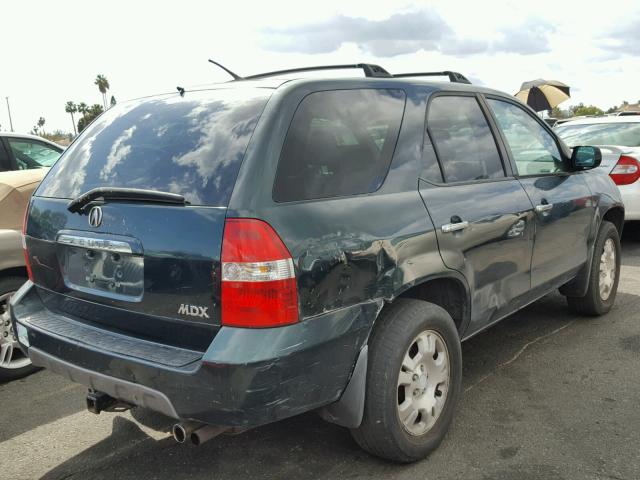 2HNYD18281H526385 - 2001 ACURA MDX GREEN photo 4