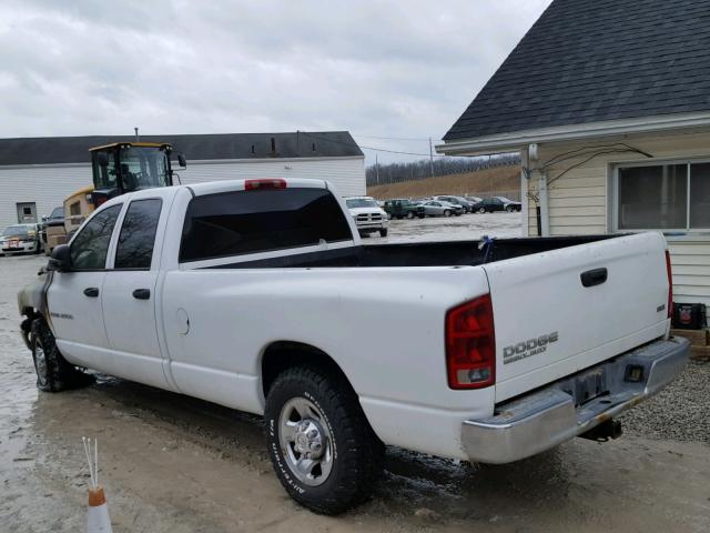 3D7KA28D53G796081 - 2003 DODGE RAM 2500 S WHITE photo 3