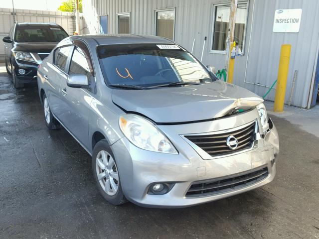 3N1CN7AP8CL826804 - 2012 NISSAN VERSA S SILVER photo 1