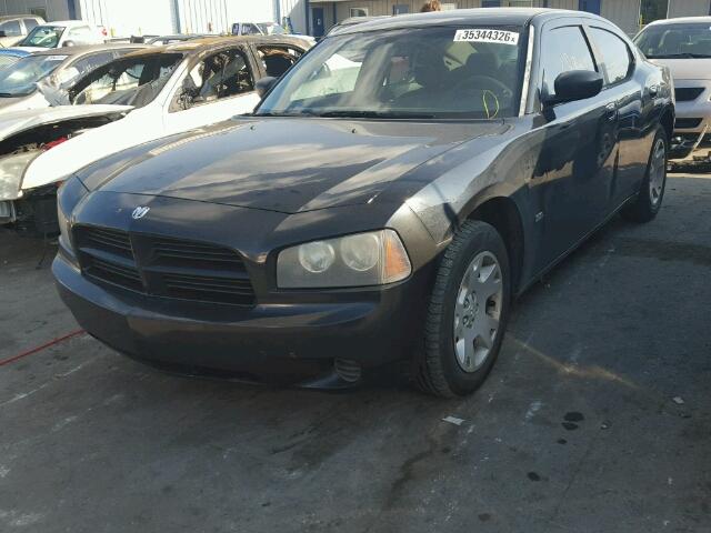 2B3KA43G97H647140 - 2007 DODGE CHARGER SE BLACK photo 2