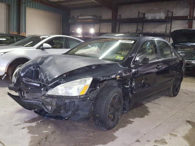 1HGCM56643A009343 - 2003 HONDA ACCORD EX BLACK photo 2