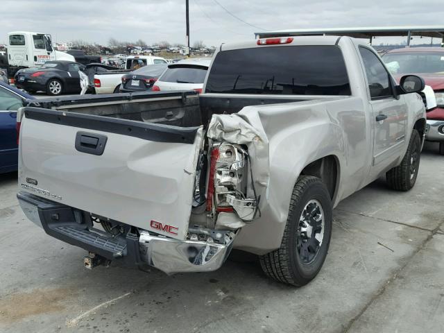 1GTEC14C58Z239218 - 2008 GMC SIERRA C15 GOLD photo 4