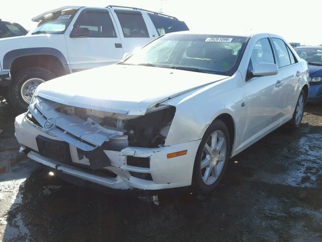 1G6DW677550202350 - 2005 CADILLAC STS WHITE photo 2