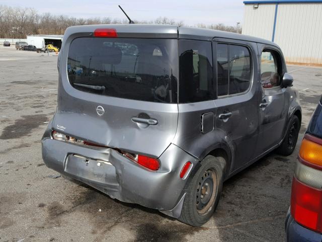 JN8AZ2KR3AT150786 - 2010 NISSAN CUBE BASE GRAY photo 4