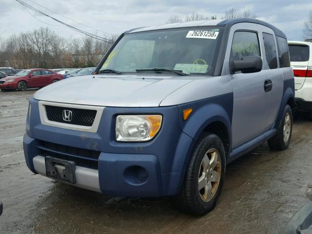 5J6YH28685L026944 - 2005 HONDA ELEMENT EX SILVER photo 2