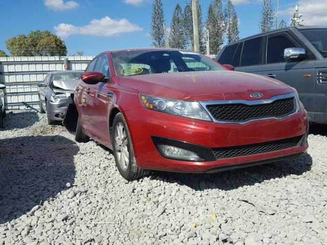 5XXGN4A71CG052758 - 2012 KIA OPTIMA EX BURGUNDY photo 1