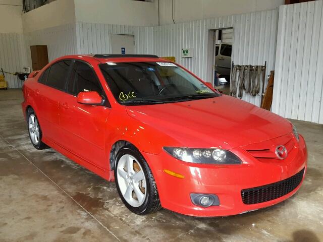 1YVHP84C665M63445 - 2006 MAZDA 6 I RED photo 1