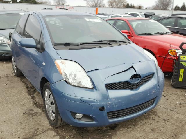 JTDJT4K37A5313884 - 2010 TOYOTA YARIS BLUE photo 1