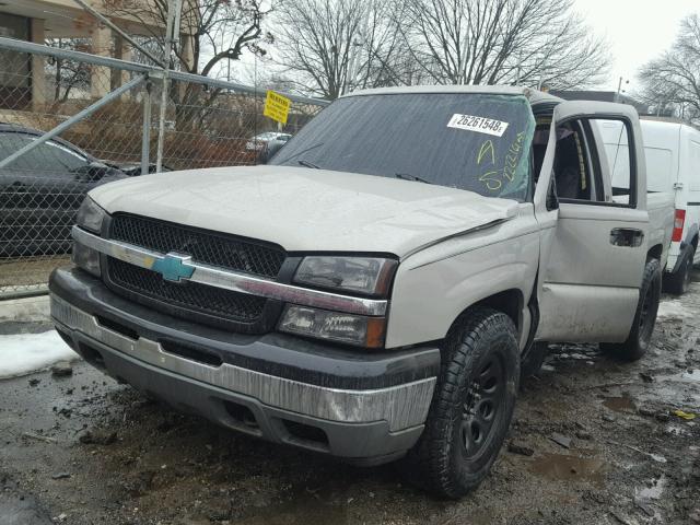 1GCEC14X95Z129190 - 2005 CHEVROLET SILVERADO TAN photo 2