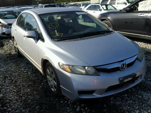 2HGFA16529H527919 - 2009 HONDA CIVIC LX SILVER photo 1