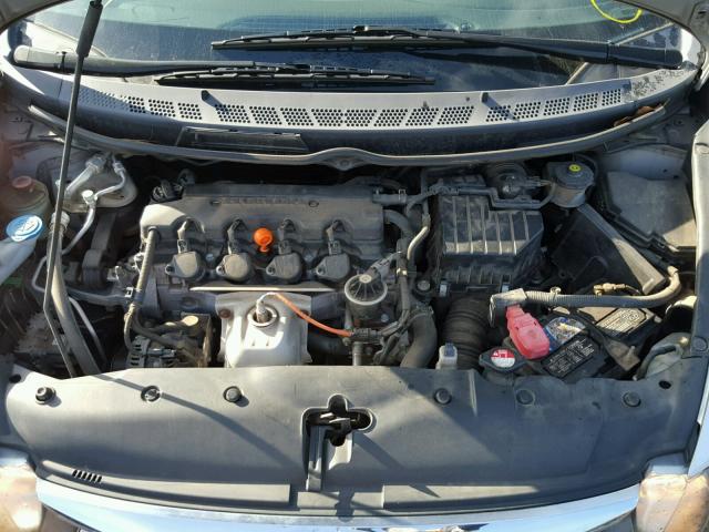 2HGFA16529H527919 - 2009 HONDA CIVIC LX SILVER photo 7