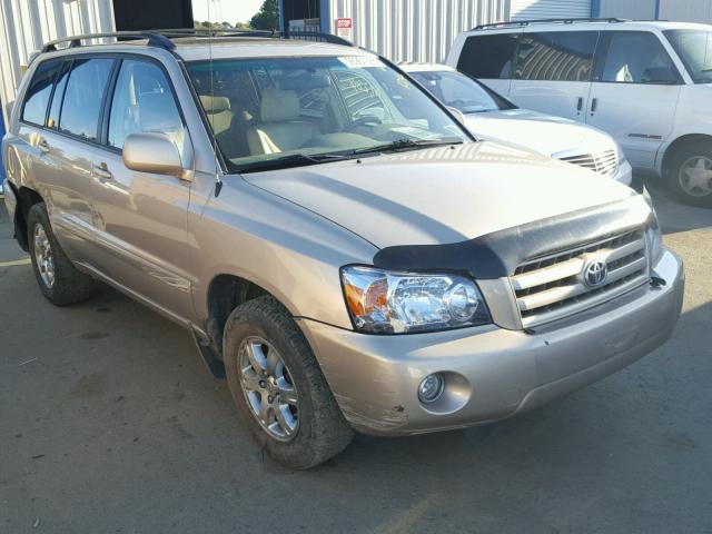 JTEHP21A770209033 - 2007 TOYOTA HIGHLANDER TAN photo 1