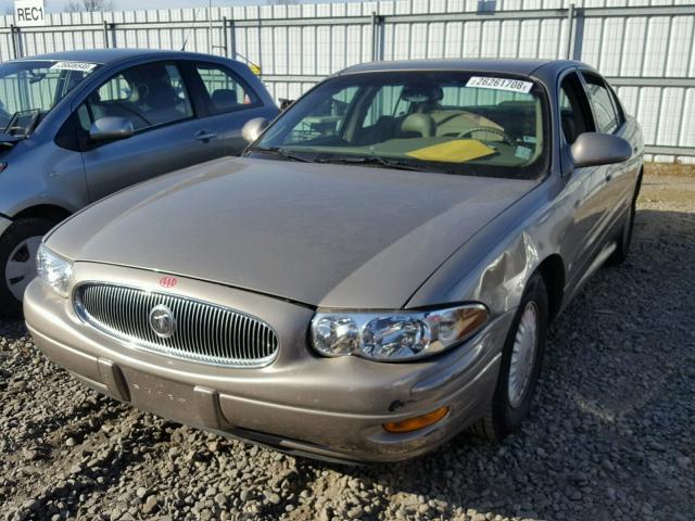 1G4HP54K214188856 - 2001 BUICK LESABRE CU GRAY photo 2